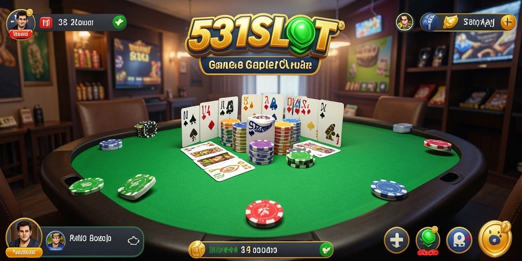 Tampilan gameplay seru dari 531SLOT, game Gaple yang mengasyikkan.