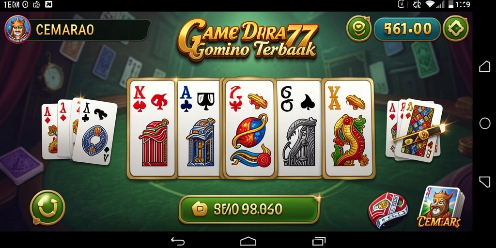 Tampilan gameplay seru dari CEMARA77 yang memukau.