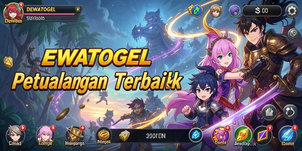 Tangkapan layar <strong>DEWATOGEL</strong> menampilkan gameplay anime yang menakjubkan.