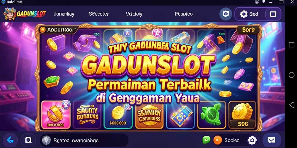 GADUNSLOT menampilkan gameplay slot yang seru dan interaktif.