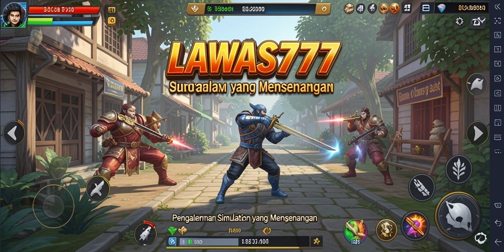 Tampilan gameplay menarik dari LAWAS777 yang memukau.