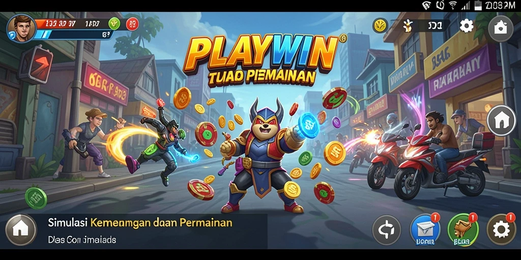 Tampilan gameplay yang menarik dan interaktif dari PLAYWIN.