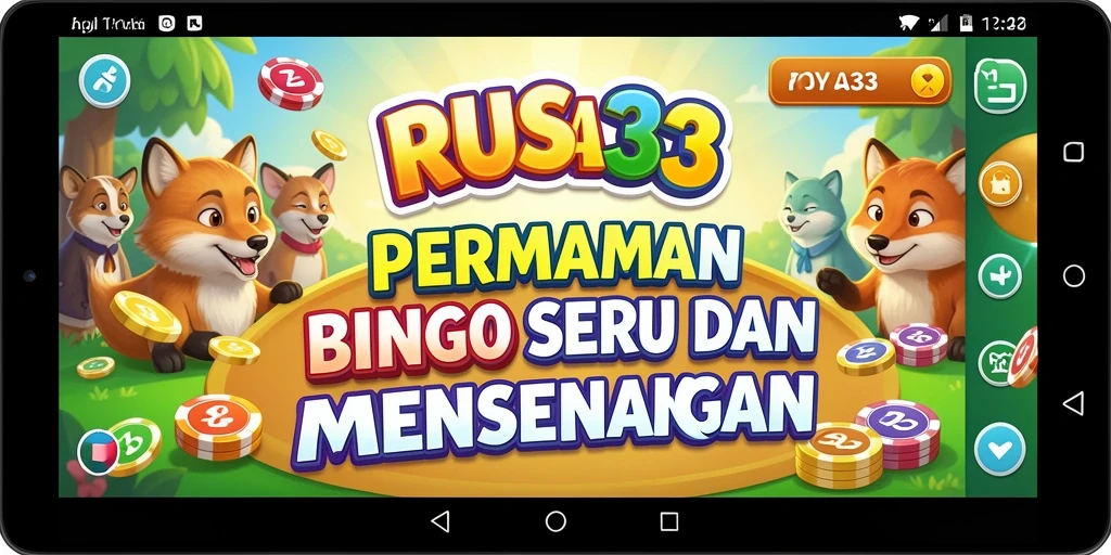 Tampilan gameplay RUSA33 yang penuh warna dan menarik.