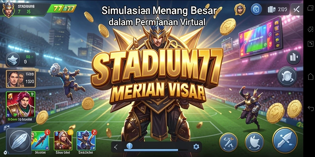 Tampilan gameplay STADIUM77 yang mendebarkan dan realistis.